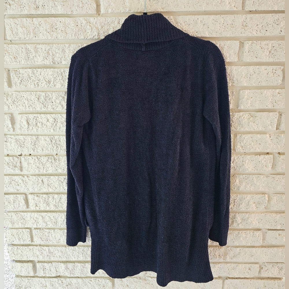 Barefoot Dreams CozyChic Lite Circle Cardi XS/S in Black - Picture 4 of 4